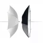 Elinchrom 26062 atšvaito skėtis juoda sidabrinė permatoma, 83 cm