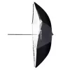 Elinchrom 26358 Reflektorinis skėtis juodas peršviečiamas baltas, 85 cm skersmuo
