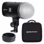 Elinchrom ONE (Juoda) – kompaktiška baterijomis maitinama blykstė, 131 Ws