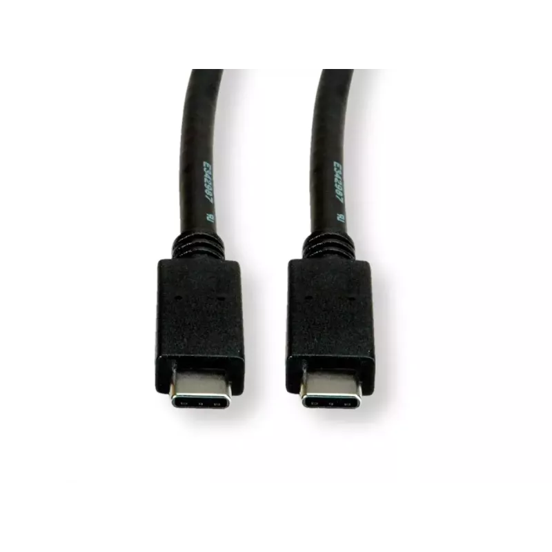 USB-C kabelis VALUE 11.99.9057 USB 3.2 Gen 2 0,5 m juodas