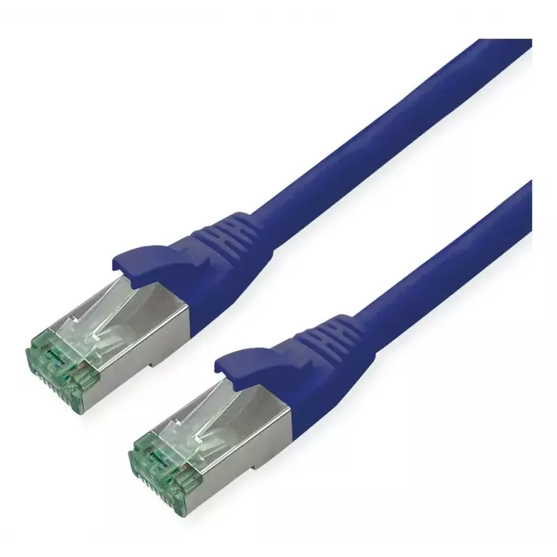 Tinklo laidas ROLINE Recycled Material 21.45.3249 RJ-45 Cat6a 20 m Mėlynas
