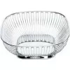 Alessi 845 kvadratinis krepšelis patiekimui, nerūdijantis plienas, 230x230 mm