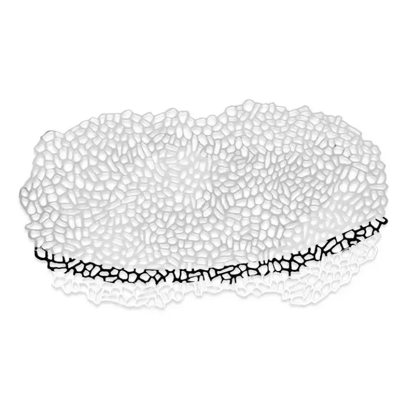 Alessi Opus nerūdijančio plieno stalas 340x600x75 mm