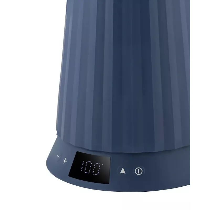 Elektrinis virdulys Alessi Plissé 1,0 L 2200 W mėlynas, termoplastinė derva, paslėptas pagrindas, automatinis išsijungimas