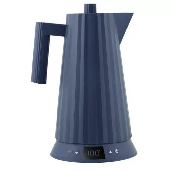 Elektrinis virdulys Alessi Plissé 1,0 L 2200 W mėlynas, termoplastinė derva, paslėptas pagrindas, automatinis išsijungimas