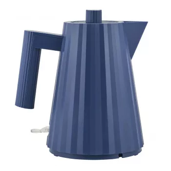 Elektrinis virdulys Alessi Plissé 1,0 L 2200 W mėlynas, termoplastinė derva, automatinis išsijungimas, paslėptas pagrindas