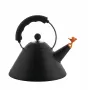 Virdulys ALESSI 9093 BB juodas – virdulys ant viryklės, švilpukas, nerūdijantis plienas, 2,2 L