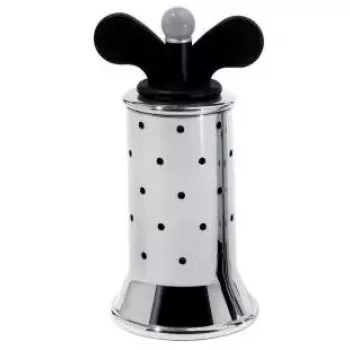 Prieskonių malūnėlis Alessi 9098 B juodas nerūdijantis plienas, aukštis 132 mm