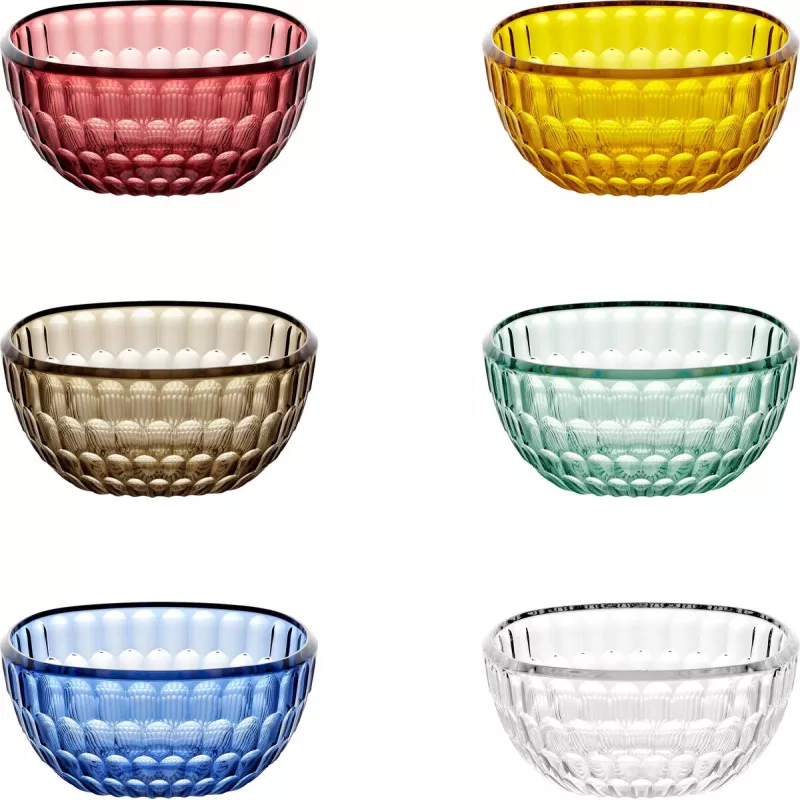Serviravimo indeliai Guzzini VANITY 6 vnt., įvairių spalvų, 12 cm