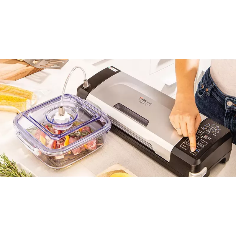 Vakuuminis uždarytuvas Magic Vac Perfetta juodai pilkas 130W ABS