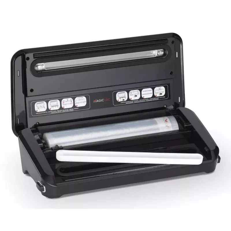 Vakuuminis pakuotuvas Magic Vac Activa 800 mbar juodai balta
