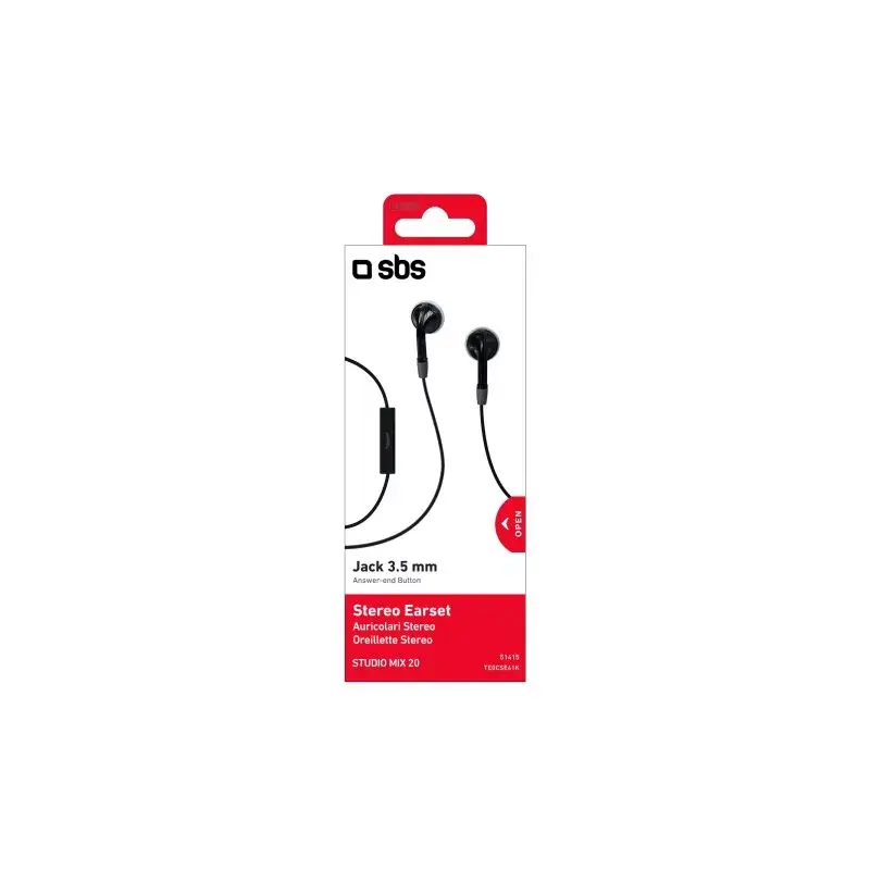 Ausinės SBS Earset laidinės stereo Duo