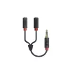 SBS Audio stereo kabelis 3,5 mm lizdu su dalikliu