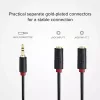 SBS Audio stereo kabelis 3,5 mm lizdu su dalikliu
