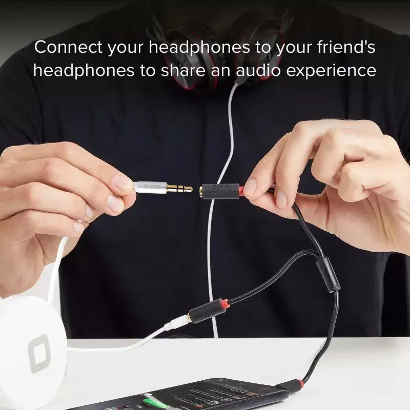 SBS Audio stereo kabelis 3,5 mm lizdu su dalikliu