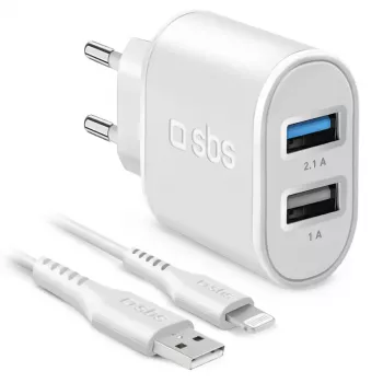 Sieninis kroviklis SBS TEKITTR2ULH2189A 1×USB 2.0 baltas