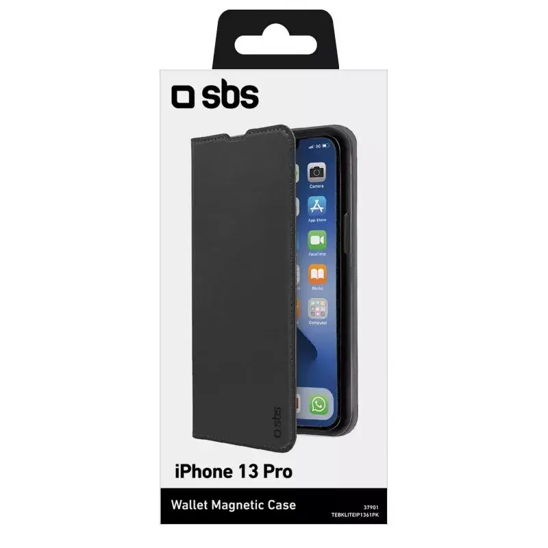 Dėklas su pinigine SBS TEBKLITEIP1361PK, skirtas iPhone 13 Pro