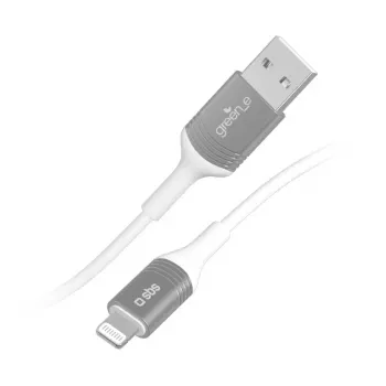 Lightning laidas SBS GRECABLEUSBIP589W 1,2 m sidabrinis baltas