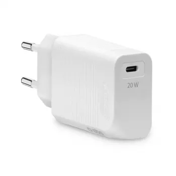 Mobiliojo įrenginio įkroviklis SBS GRETR1CPD20W Universal White AC Greitasis įkrovimas