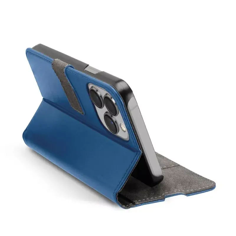 Dėklas su pinigine SBS TEBKWALIP1461PB, skirtas iPhone 14 Pro, 15,5 cm, mėlynas