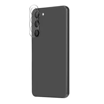 SBS TECAMGLSAS23P permatomas silikoninis grūdinto stiklo objektyvo apsauginis stikliukas, skirtas Samsung Galaxy S23+