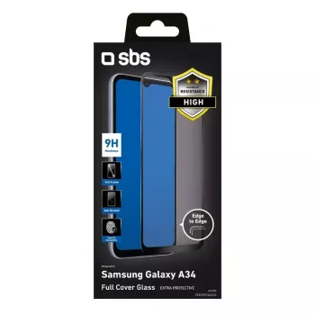 Apsauginis stiklas SBS TESCRFCSAA34, skirtas Samsung Galaxy A34, permatomas