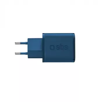 SBS Mobile 20W USB-C kintamosios srovės įkroviklis mėlynas