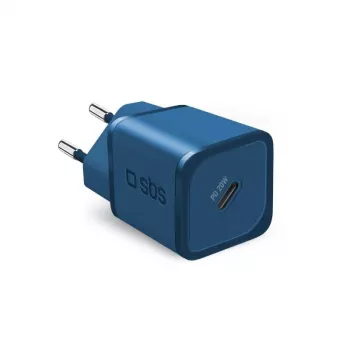 SBS Mobile 20W USB-C kintamosios srovės įkroviklis mėlynas