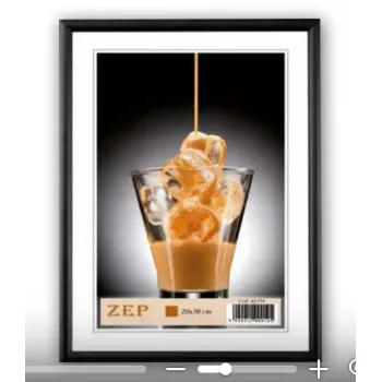 ZEP Basic juodas aliumininis nuotraukų rėmelis 30x40 cm