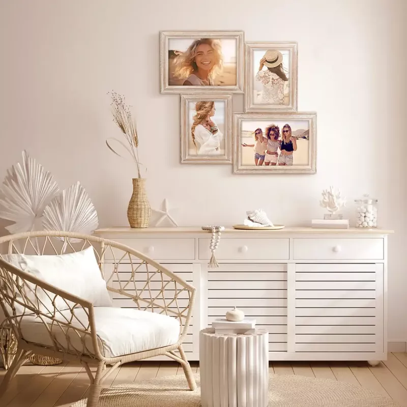 Daugiafunkcinis nuotraukų rėmelis ZEP AC446B Natūrali mediena 390x370 mm