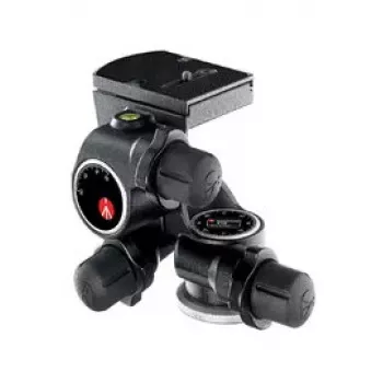 Tripodo galvutė Manfrotto 410 Junior su pavaromis, juoda, aliumininė