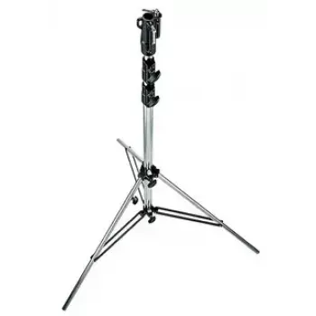 Trikojo koja Manfrotto 126CSU – viena koja, maks. apkrova 40 kg, maks. aukštis 3,33 m, svoris 8,3 kg, sidabrinė