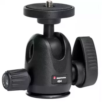 Manfrotto MH494-BH mini rutulinė galvutė 1/4 colio juodas aliuminis