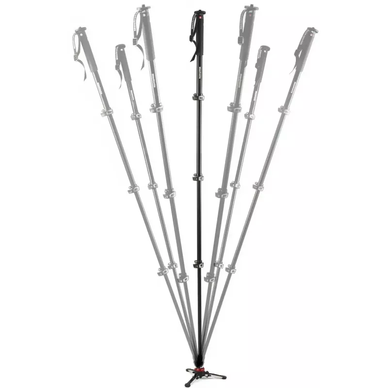 Monopodo Manfrotto MVMXPRO500 aliumininis juodas
