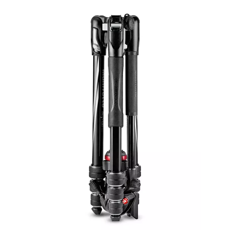 Tripod Manfrotto MVKBFRT-LIVE skaitmeniniams/filmavimo fotoaparatams 3 kojos Juoda Raudona Sidabrinė