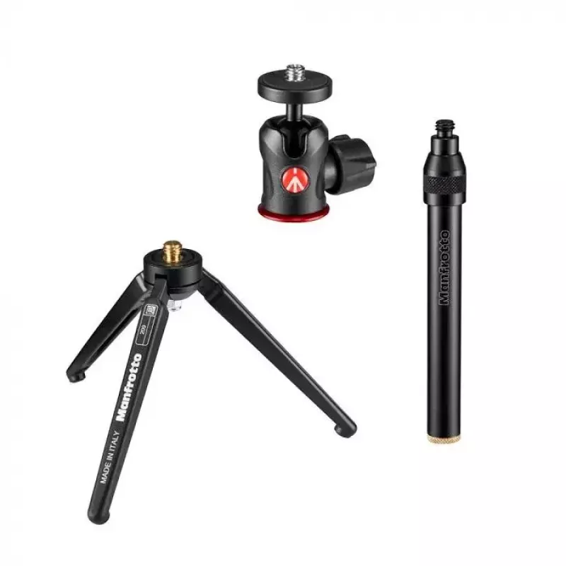 Tripodas Manfrotto 209,492LONG-1 3 kojos Juodas 35,5 cm maksimalus aukštis