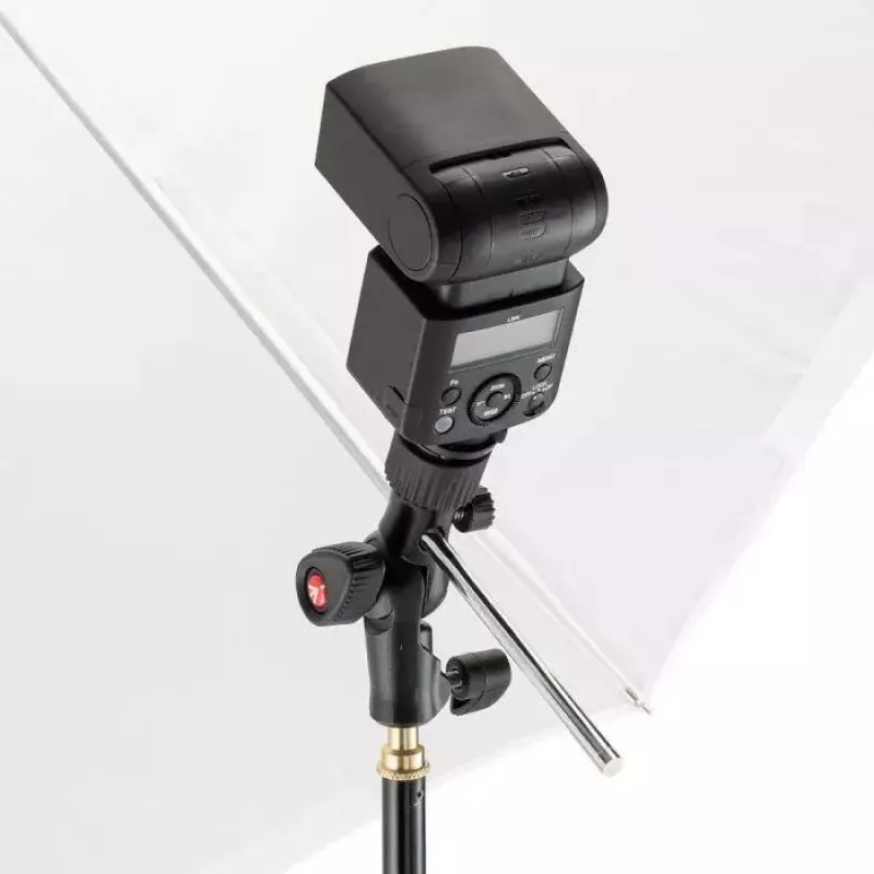 Manfrotto MLH1HS-2 pakreipiamoji galvutė su šaltojo bato jungtimi ir skėčio laikikliu