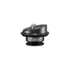 Manfrotto MVAQR-GIM-PLATE tvirtinimo plokštė, aliuminis, juoda, 50 mm x 35 mm