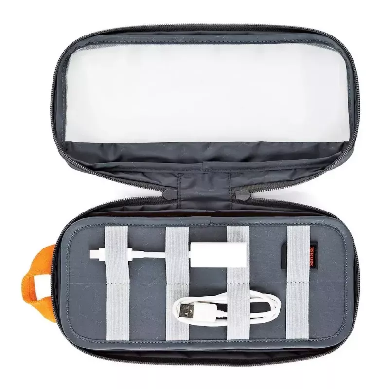Lowepro Pouch Medium GearUp GL LP37139-GRL Nailono Ripstop Poliesteris Oranžinė Pilka 280x45x140 mm