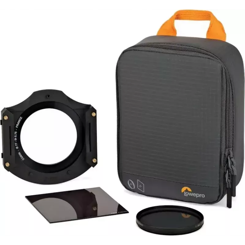 Apsauginis filtrų dėklas Lowepro GearUp Filter Pouch 100 pilkas