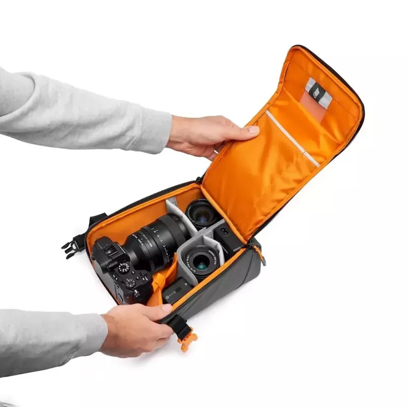 Kuprinės organizatorius Lowepro GearUp Creator Box L II juoda pilka Sony Alpha9
