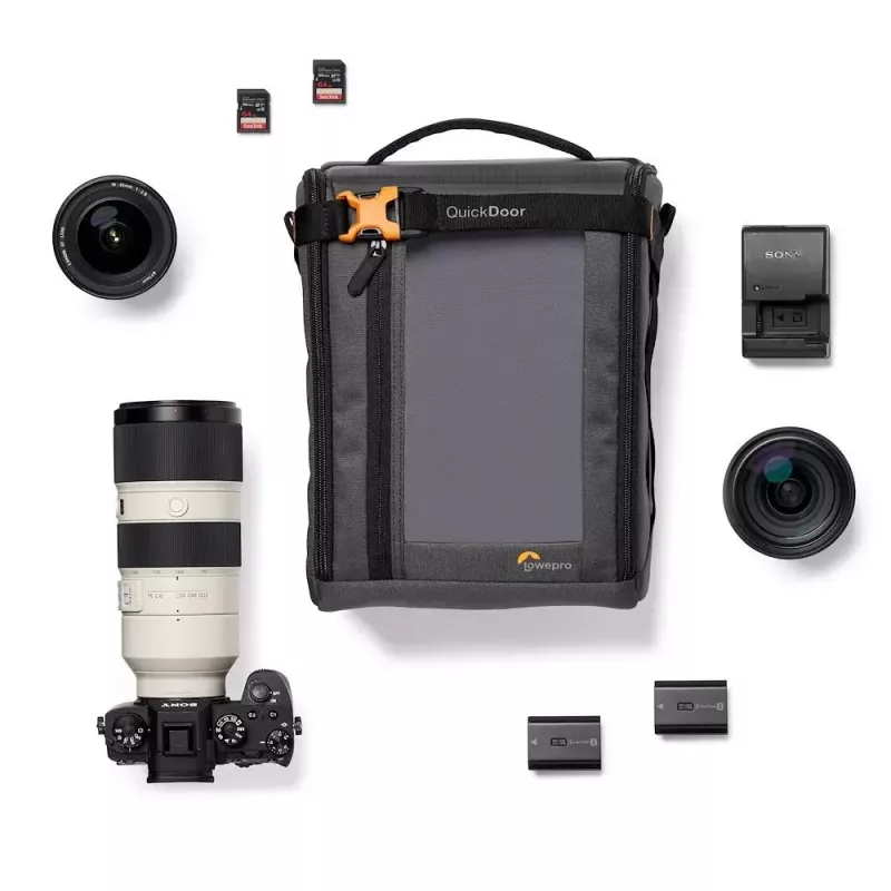 Lowepro GearUp Creator Box XL II juoda pilka kompaktiška fotoaparato organizavimo dėžutė