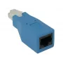 CradlePoint rollover adapteris RJ45, mėlynas – RJ45 į RJ45 konsolės kabelis