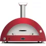 Medžiu kūrenama picos krosnelė Alfa Forni Moderno 5 Pizze Raudona – 5 picų talpa