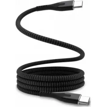 Magnetinis USB-C į USB-C laidas STATIK MagStack Pro 2m Juodas