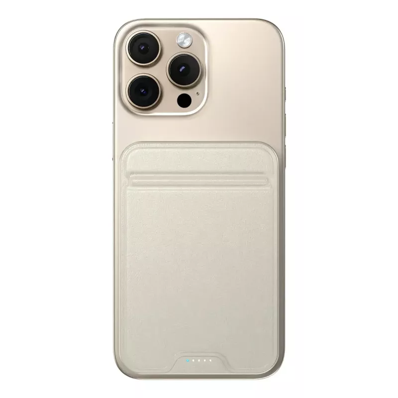 Nešiojamas powerbank Satechi ST-B5Q2SW 5000 mAh, belaidis įkrovimas, smėlio spalvos