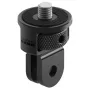 Laikiklis kamerai GoPro ¼-20 tvirtinimo piršto adapteris – universalus 24×24×37 mm, juodas