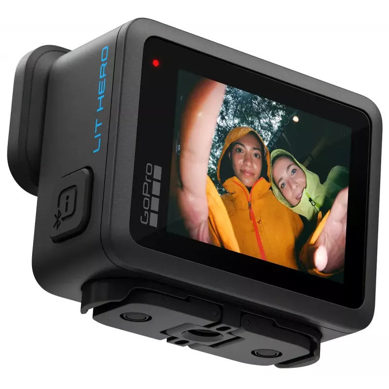 Veiksmo kamera GoPro LIT HERO – 4K Ultra HD 100 kadrų/s, 12 MP, 1,76 colio LCD, Wi‑Fi, MicroSD