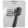 Veiksmo kamera GoPro MAX2 su 8K Ultra HD, 29,5 MP jutikliu, 100 kadrų per sekundę, LCD ekranu, GPS, Wi‑Fi — priedų rinkinys