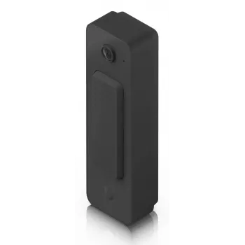 Vaizdo skambutis UBIQUITI Doorbell Lite Black – laidinis PoE, 5 MP, 2560×1920, IPX5, metalinis ir polikarbonatinis korpusas